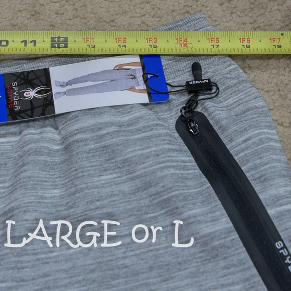 Spyder Men's Jogger pants in BLACK SIZE L XL XXL . - Picture 11 of 12